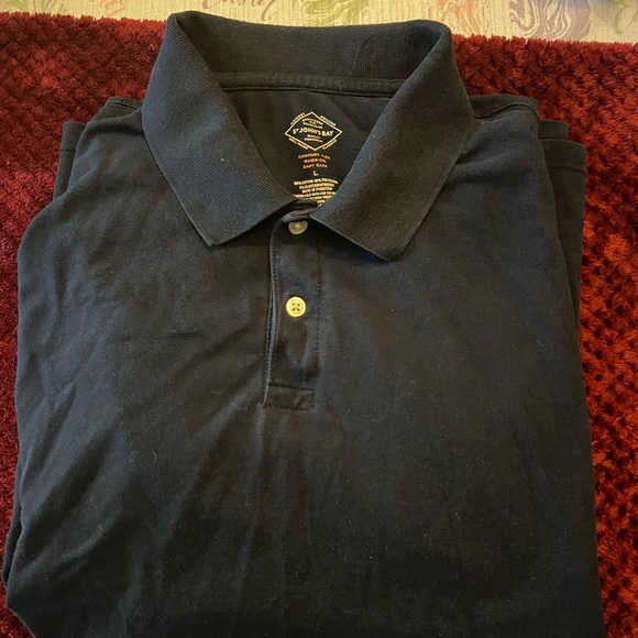 St. John Shirts St Johns Bay Polo Shirt Mens Large Blue Short